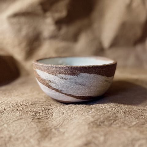5.5" Marbled Ceramic Cereal Bowl