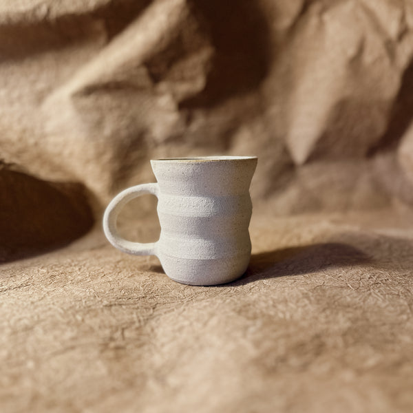 Handmade Ceramic Angled Cortado Mug