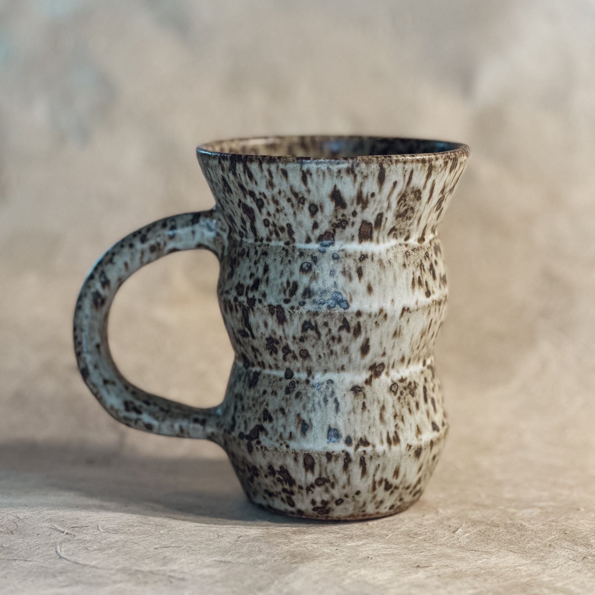 Handmade Angled Ceramic Mug