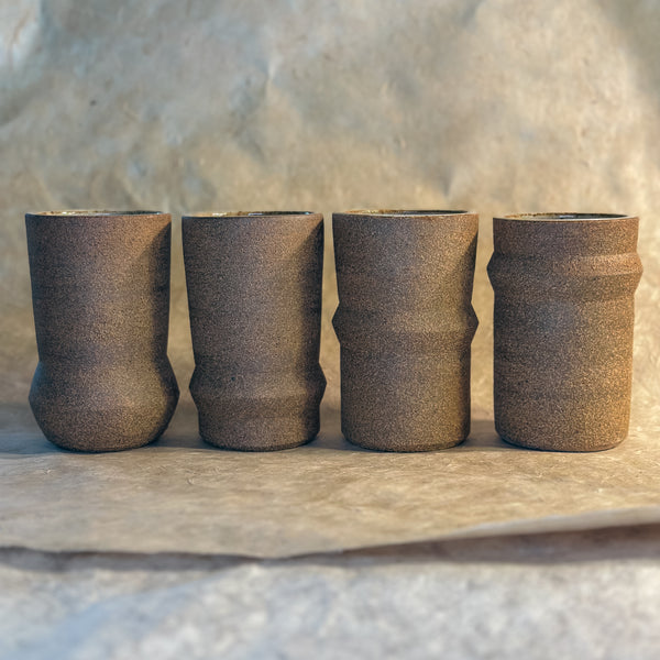 Saturn Ceramic Tumblers in Brown