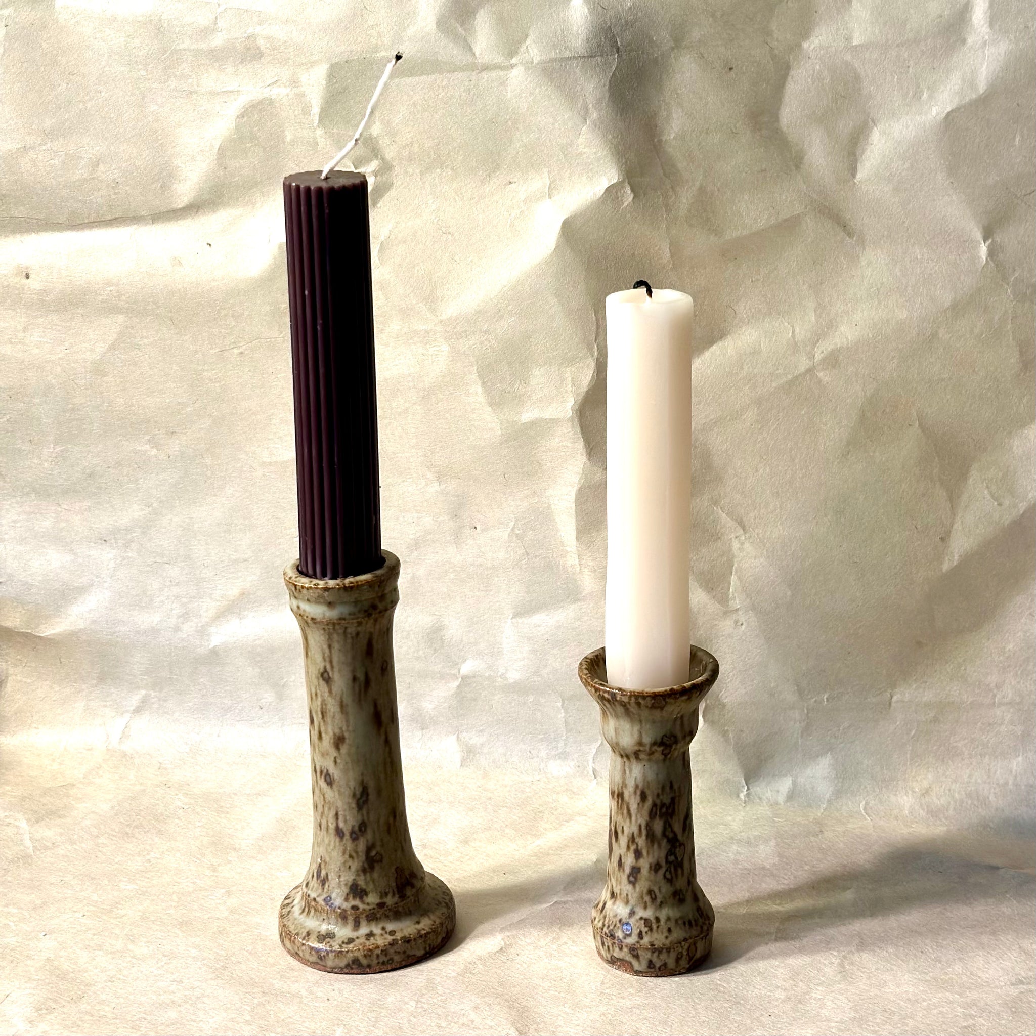 Cornwall Stone Candlesticks Holders