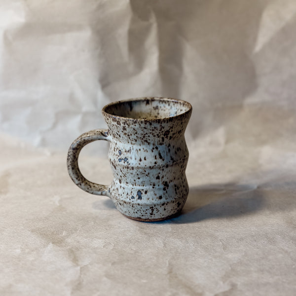 Handmade Ceramic Angled Cappuccino Mug