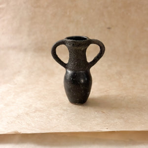 Small Black Lava vase