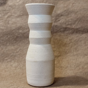 Vase No. 1-Handmade Angled Ceramic Vase in White