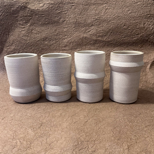 Saturn Ceramic Tumblers in White